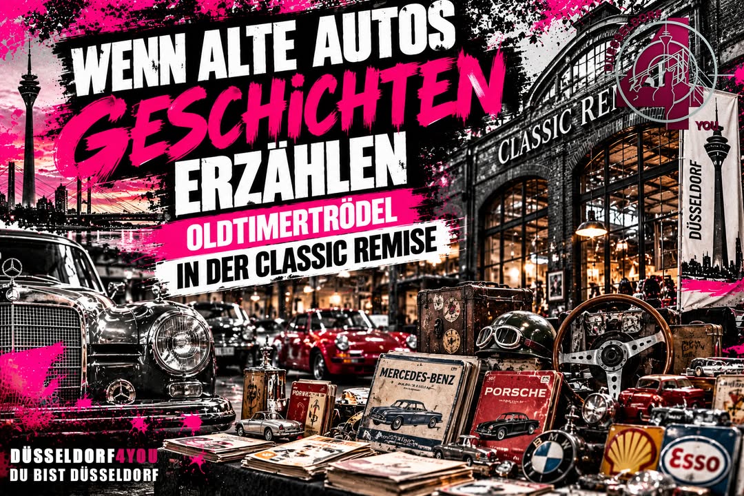 ☝️🫵👉 WENN ALTE AUTOS GESCHICHTEN ERZÄHLEN – OLDTIMERTRÖDEL IN DER CLASSIC REMISE