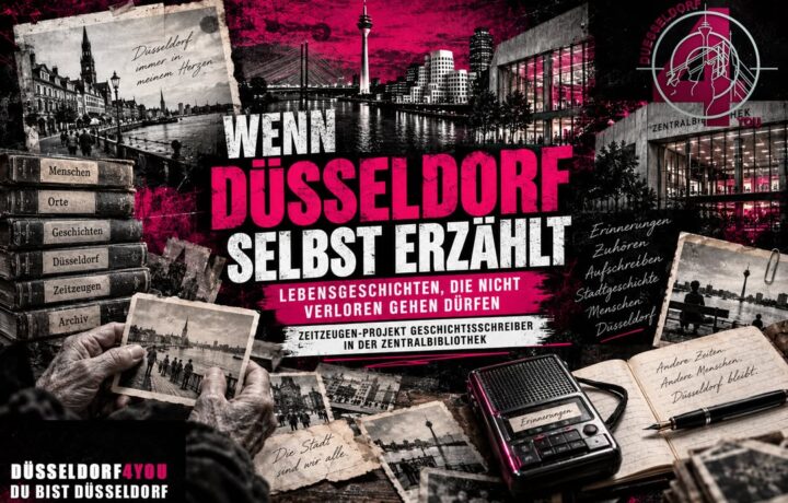 ☝️🫵👉 WENN DÜSSELDORF SELBST ERZÄHLT: LEBENSGESCHICHTEN, DIE NICHT VERLOREN GEHEN DÜRFEN