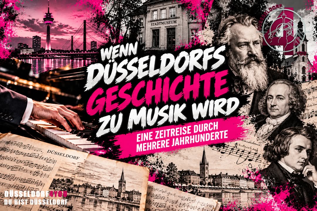☝️🫵👉 WENN DÜSSELDORFS GESCHICHTE ZU MUSIK WIRD – EINE ZEITREISE DURCH MEHRERE…