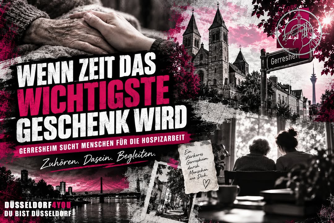 ☝️🫵👉 WENN ZEIT DAS WICHTIGSTE GESCHENK WIRD: GERRESHEIM SUCHT MENSCHEN FÜR DIE…