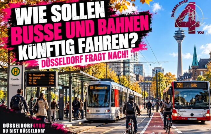 ☝️🫵👉 WIE SOLLEN BUSSE UND BAHNEN KÜNFTIG FAHREN? DÜSSELDORF FRAGT NACH!