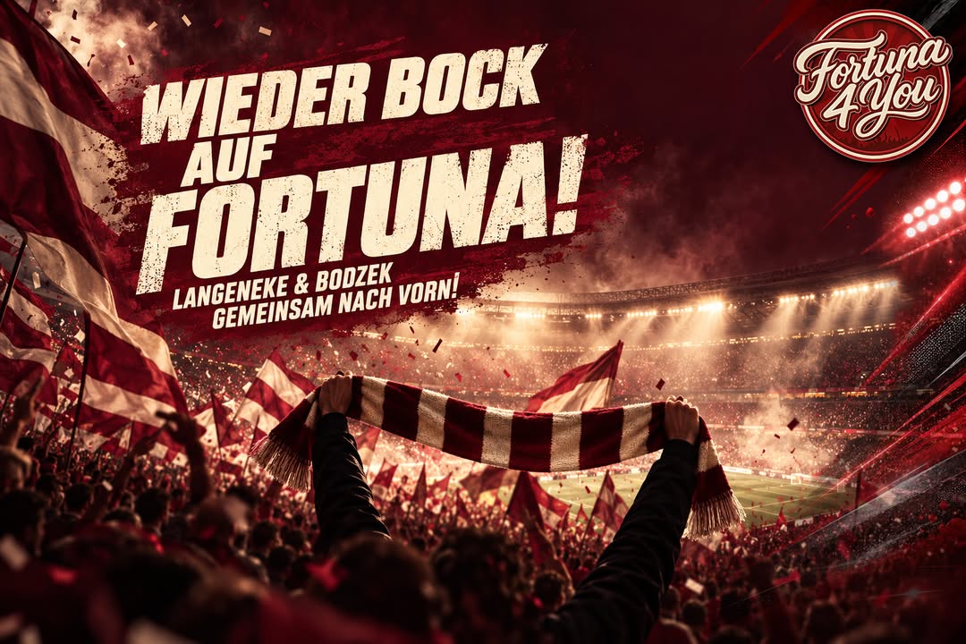 ☝️🫵👉 WIEDER BOCK AUF FORTUNA – LANGENEKES ERSTE WORTE MACHEN MUT!