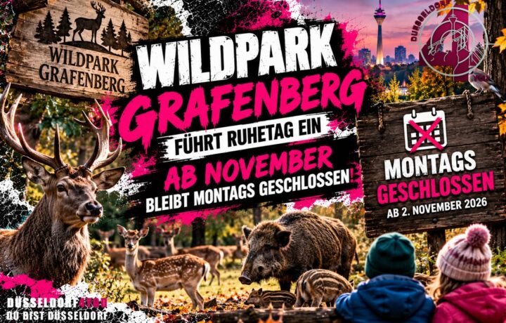 ☝️🫵👉 WILDPARK GRAFENBERG FÜHRT RUHETAG EIN – AB NOVEMBER BLEIBT MONTAGS GESCHLOSSEN!