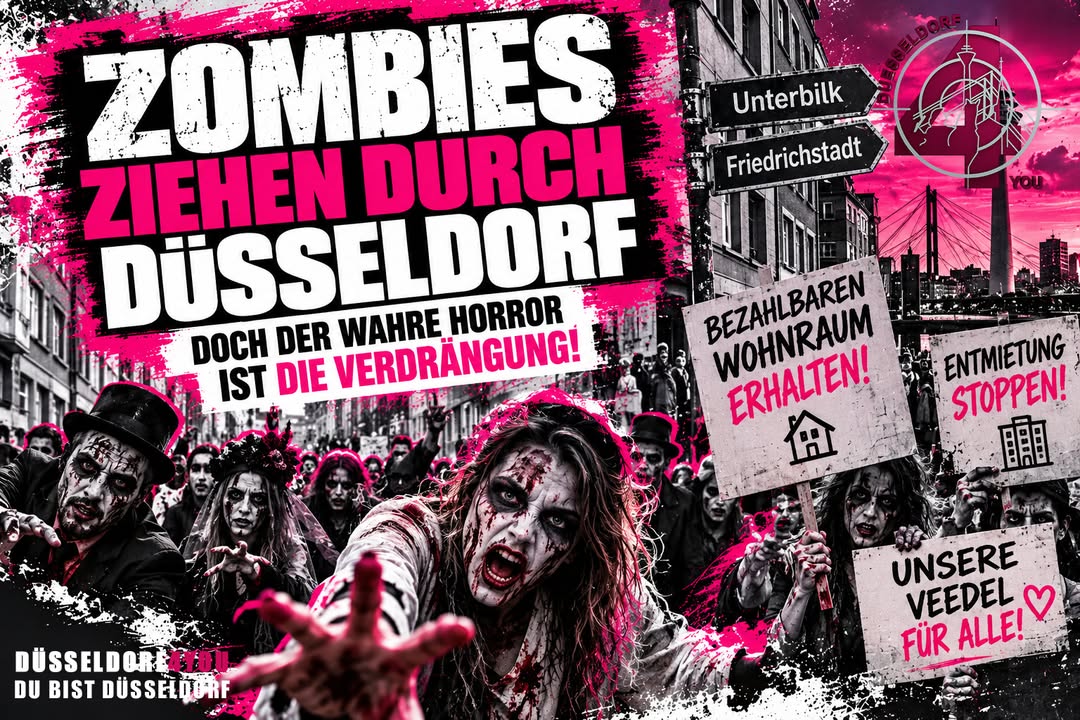 ☝️🫵👉 ZOMBIES ZIEHEN DURCH DÜSSELDORF – DOCH DER WAHRE HORROR IST DIE…