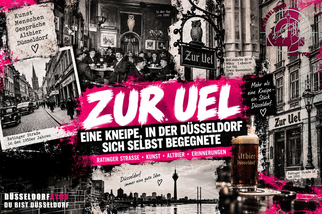 ☝️🫵👉 ZUR UEL: EINE KNEIPE, IN DER DÜSSELDORF SICH SELBST BEGEGNETE