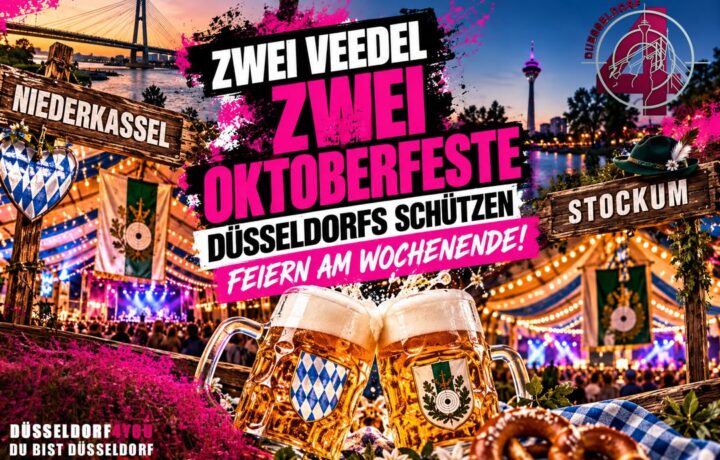 ☝️🫵👉 ZWEI VEEDEL, ZWEI OKTOBERFESTE – DÜSSELDORFS SCHÜTZEN FEIERN AM WOCHENENDE!