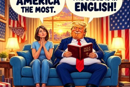 Eine Portion Größenwahn zum Mittag? 🇺🇸😂 Bei Donald Dumb gibt’s jeden Tag…
