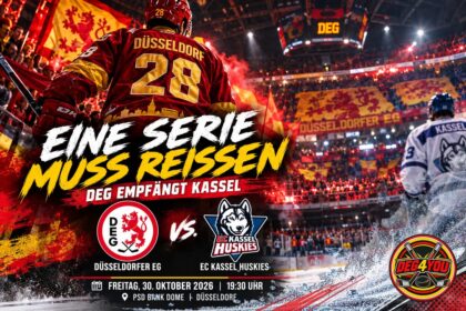 🏒🔴🟡 EINE SERIE MUSS REISSEN – DEG EMPFÄNGT KASSEL