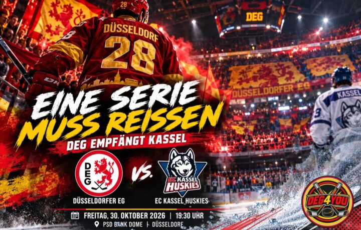 🏒🔴🟡 EINE SERIE MUSS REISSEN – DEG EMPFÄNGT KASSEL