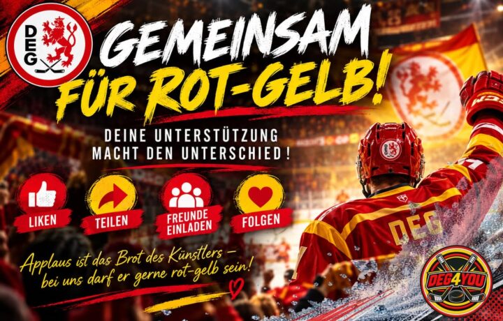 🏒🔴🟡 ROT-GELB LEBT VOM MITMACHEN
