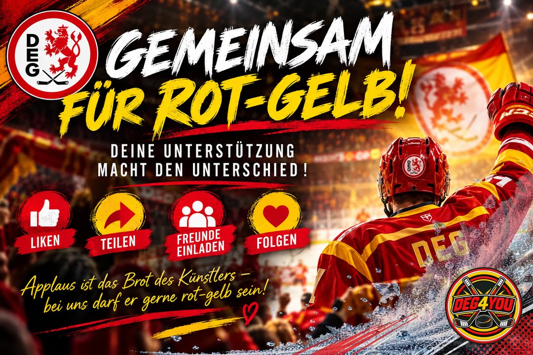🏒🔴🟡 ROT-GELB LEBT VOM MITMACHEN