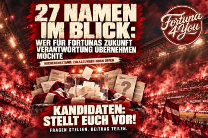 🔴⚪ 27 NAMEN IM BLICK: WER FÜR FORTUNAS ZUKUNFT VERANTWORTUNG ÜBERNEHMEN MÖCHTE