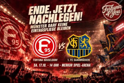 🔴⚪ ENDE, JETZT NACHLEGEN! MÜNSTER DARF KEINE EINTAGSFLIEGE BLEIBEN