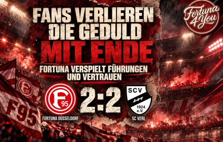 🔴⚪ FANS VERLIEREN DIE GEDULD MIT ENDE – FORTUNA VERSPIELT FÜHRUNGEN UND…