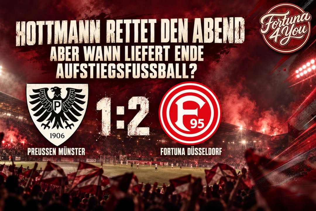 🔴⚪ HOTTMANN RETTET DEN ABEND – ABER WANN LIEFERT ENDE AUFSTIEGSFUSSBALL?