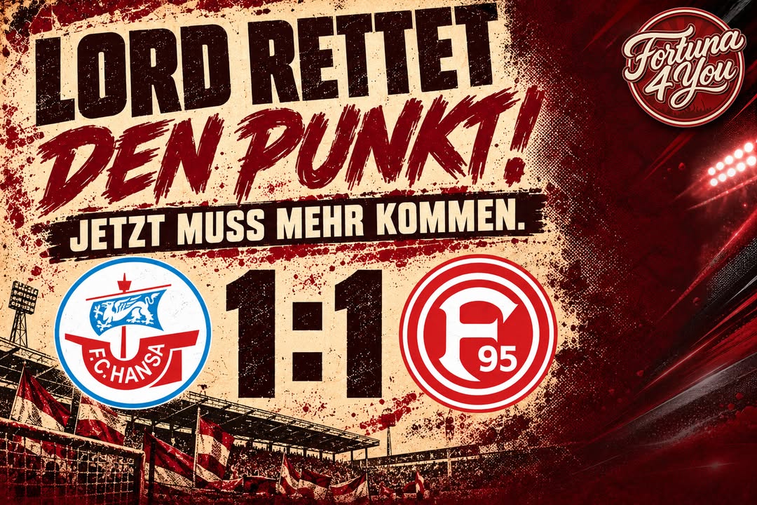 🔴⚪ LORD RETTET FORTUNA DEN PUNKT – LANGENEKE BRAUCHT ZEIT, DIE MANNSCHAFT…