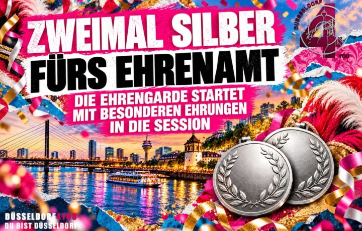 🔴⚪ ZWEIMAL SILBER FÜRS EHRENAMT – DIE EHRENGARDE STARTET MIT BESONDEREN EHRUNGEN…