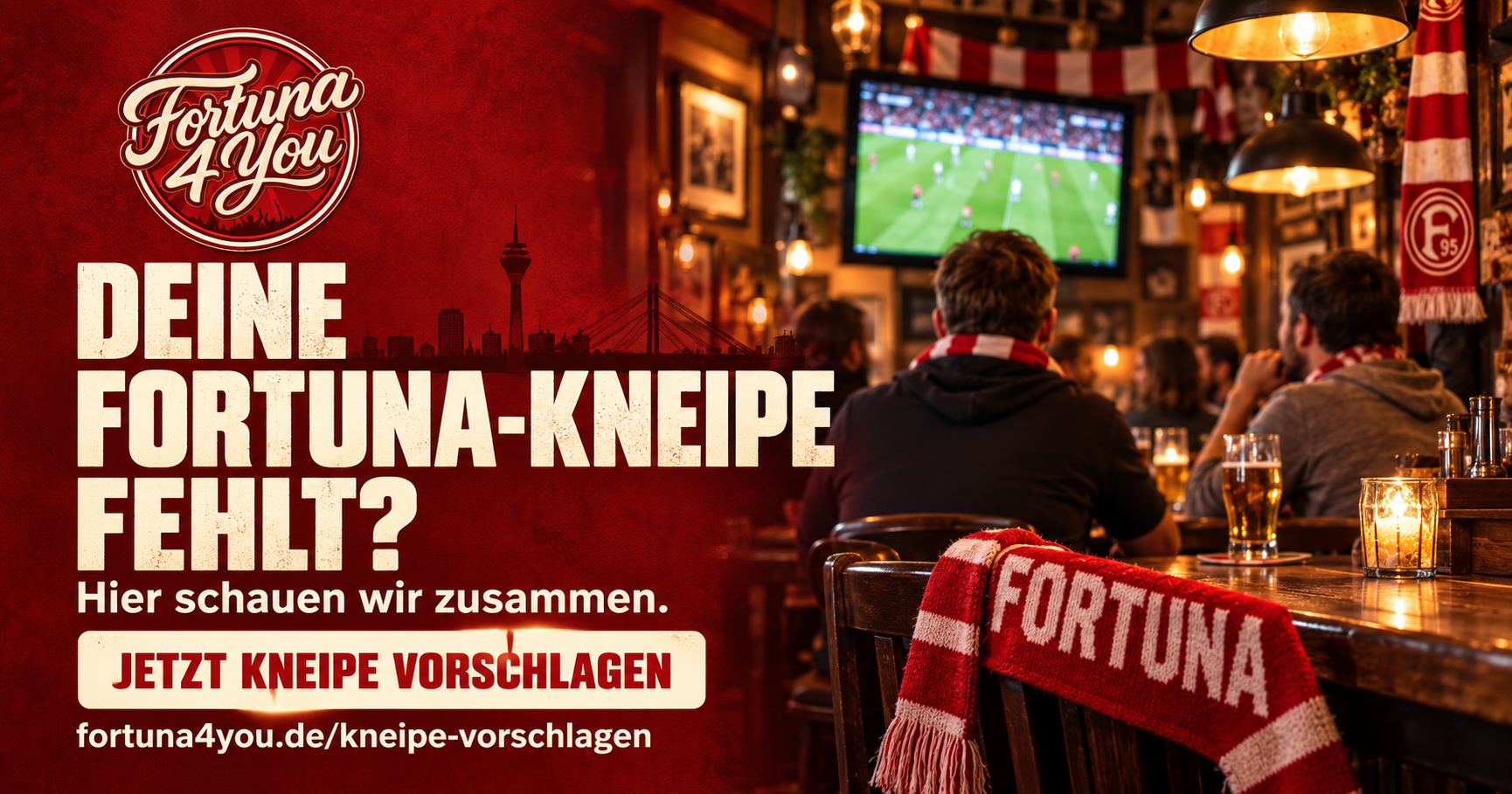 Fortuna-Kneipe vorschlagen - Fortuna4You