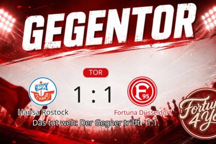Gegentor. Neuer Spielstand: 1:1.