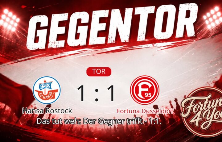 Gegentor. Neuer Spielstand: 1:1.