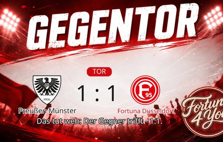 Gegentor. Neuer Spielstand: 1:1.