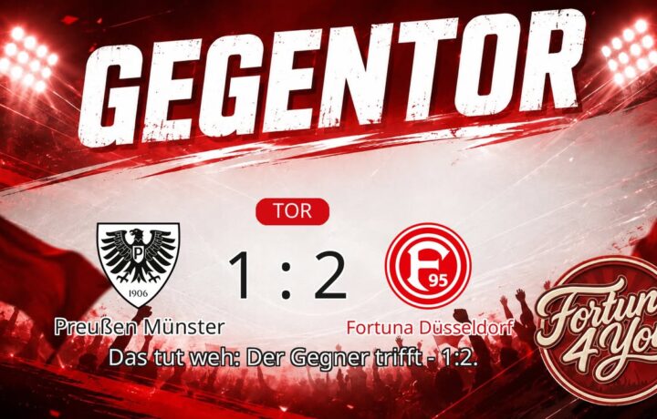 Gegentor. Neuer Spielstand: 1:2.