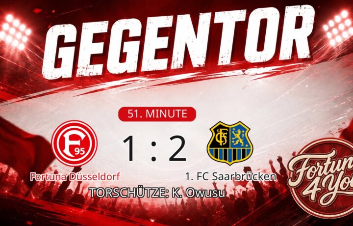 Gegentor. Torschütze: K. Owusu. (51. Minute) Neuer Spielstand: 1:2.